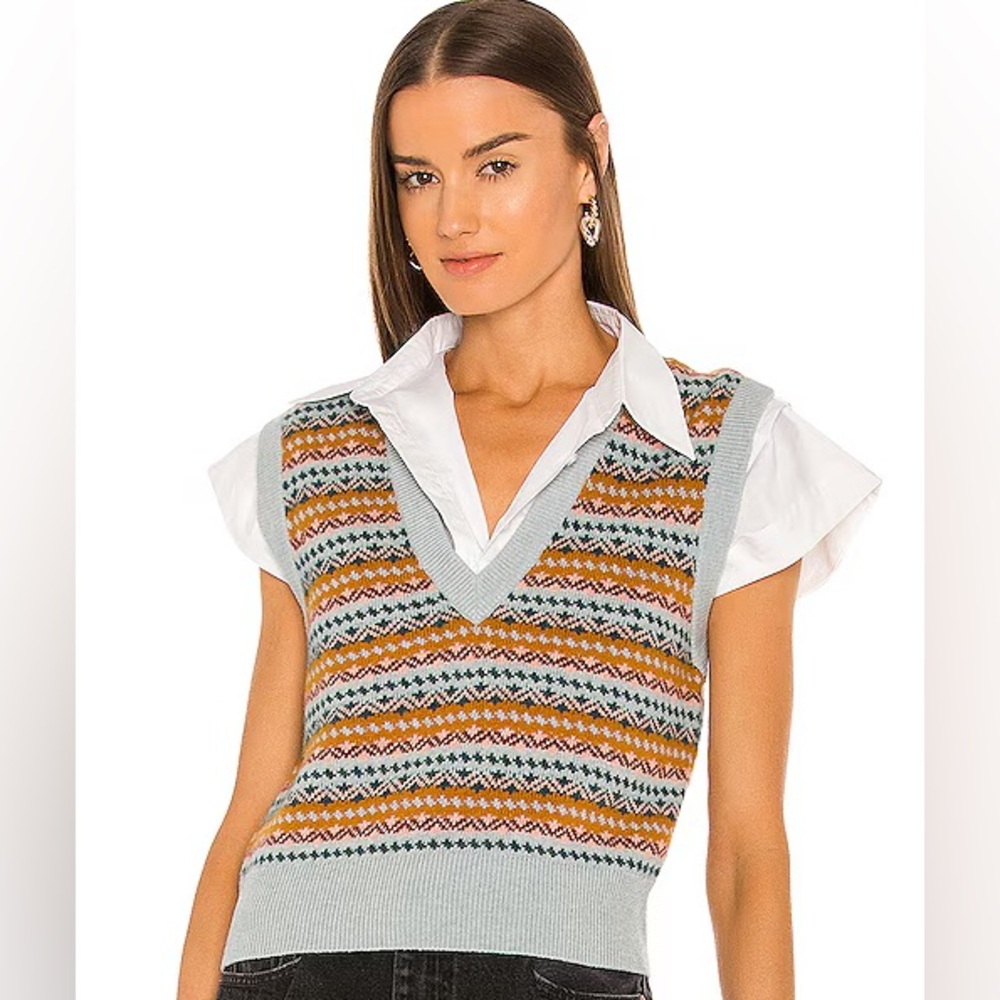 Veronica Beard Helenka Sweater Vest